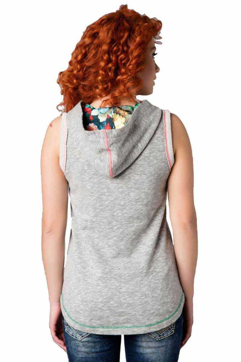 WL106 Women's hooded sweatshirt in a modern look