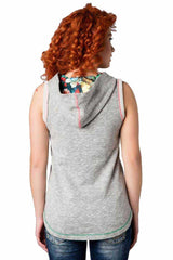 WL106 Women's hooded sweatshirt in a modern look