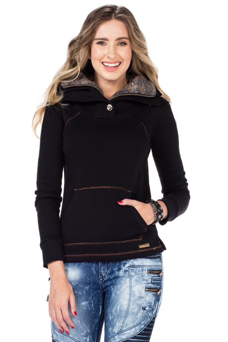 WL188 Women's fleece shirt with cozy collar