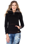 WL188 Women's fleece shirt with cozy collar