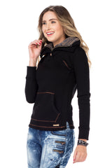 WL188 Women's fleece shirt with cozy collar