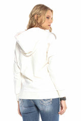 WL240 women's hooded sweatshirt with a sophisticated mesh design