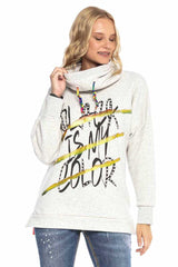 WL242 Women's sweatshirt with high collar