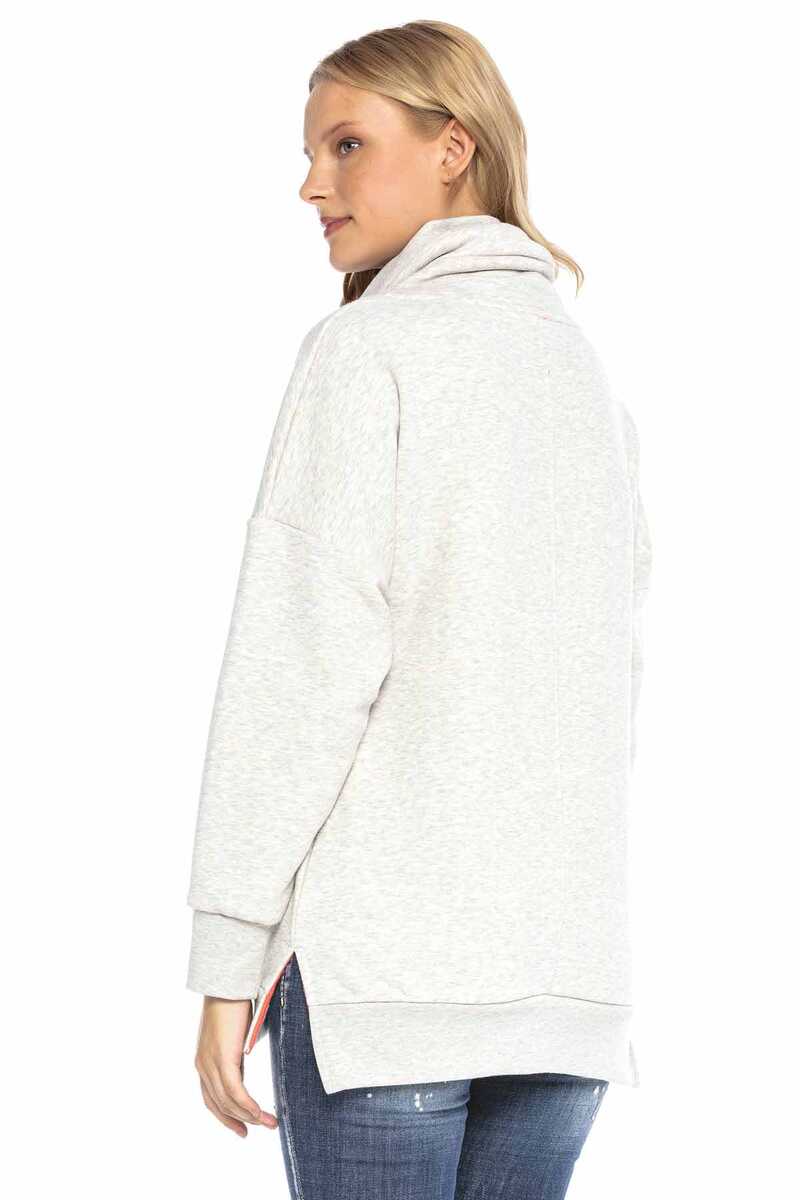 WL242 Women's sweatshirt with high collar