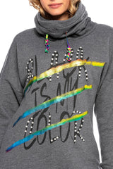 WL242 Women's sweatshirt with high collar