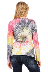 WL291 women's long-sleeved shirt with cool brand print