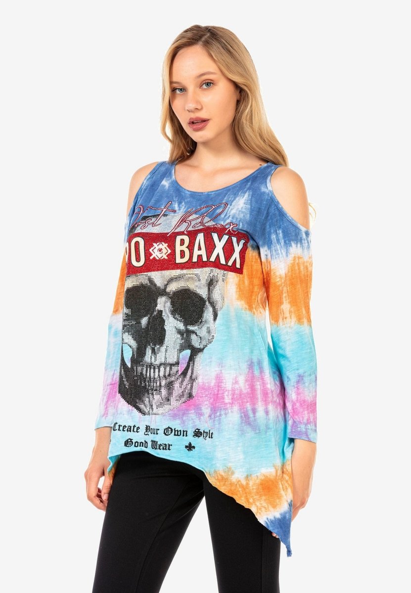 WL294 Women's long-sleeved shirt in a vibrant design