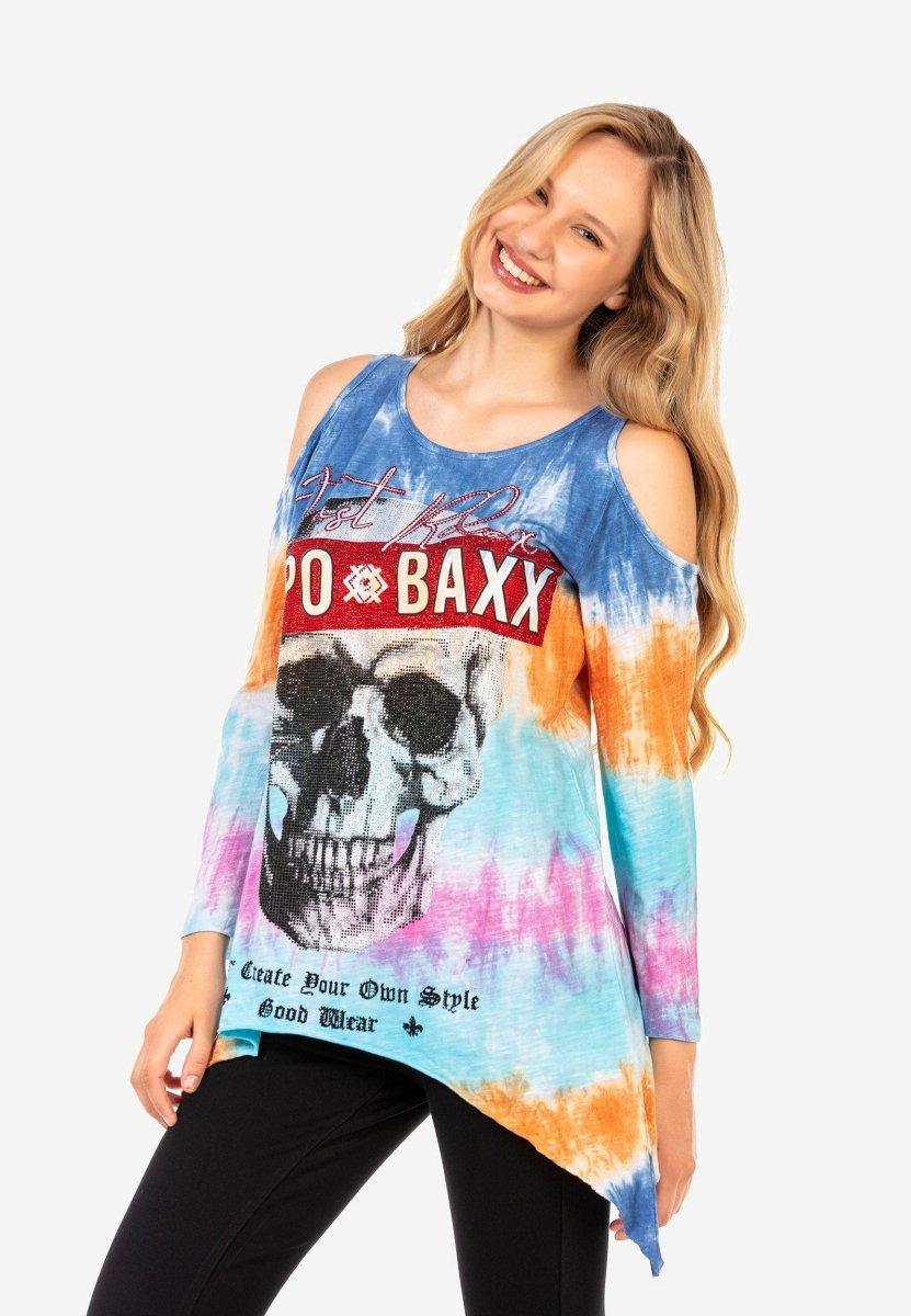 WL294 Women's long-sleeved shirt in a vibrant design