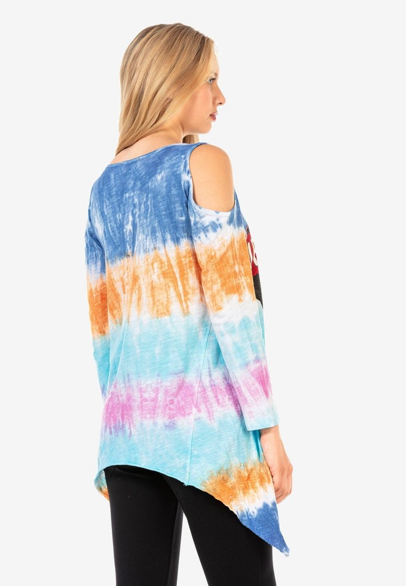 WL294 Women's long-sleeved shirt in a vibrant design