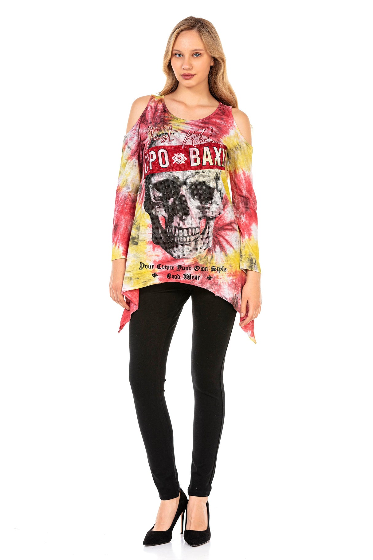 WL294 Women's long-sleeved shirt in a vibrant design