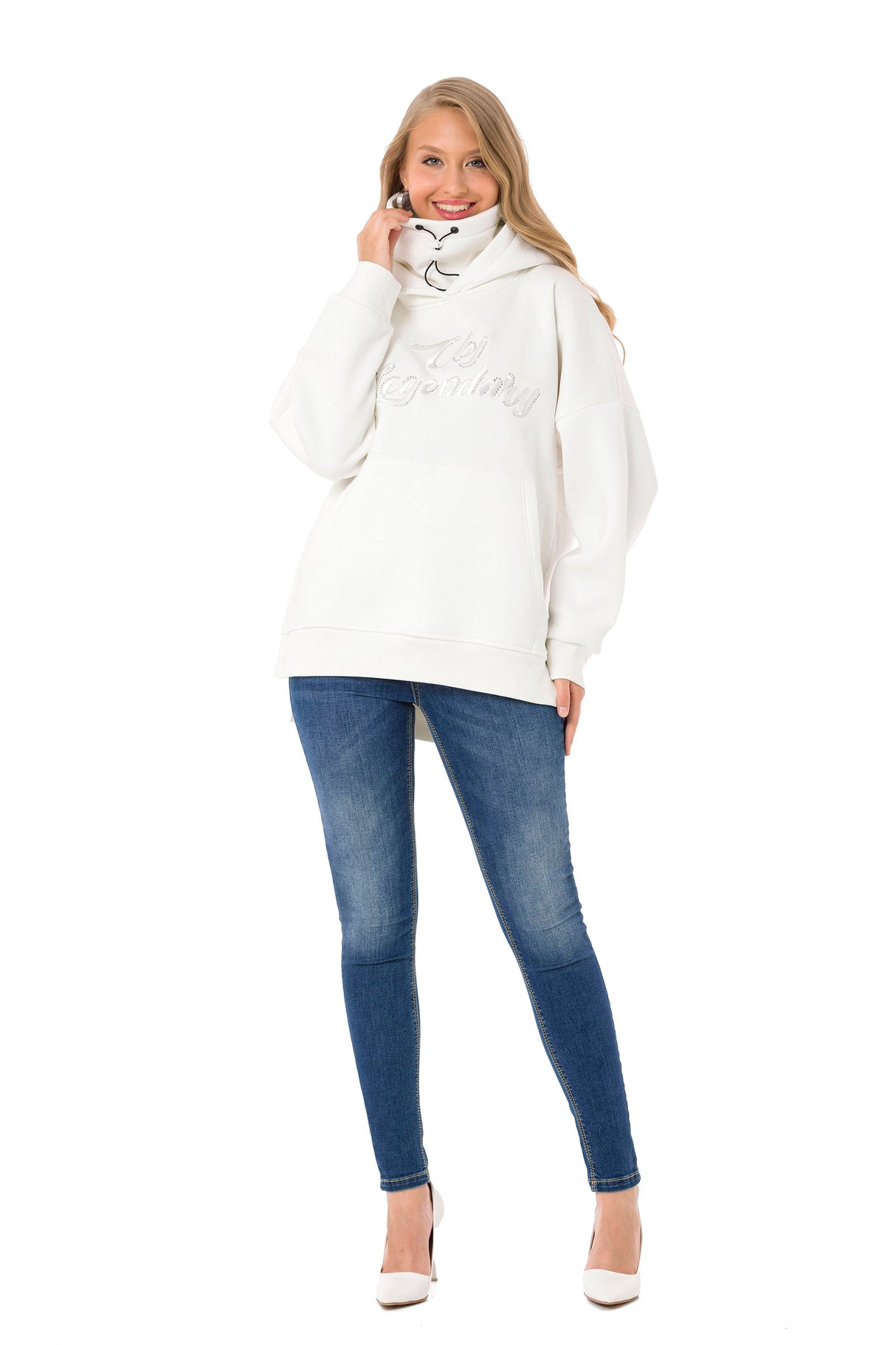 WL331 women's hooded sweatshirt with a cool look