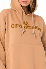 WL334 Women's hooded sweatshirt with trendy brand embroidery