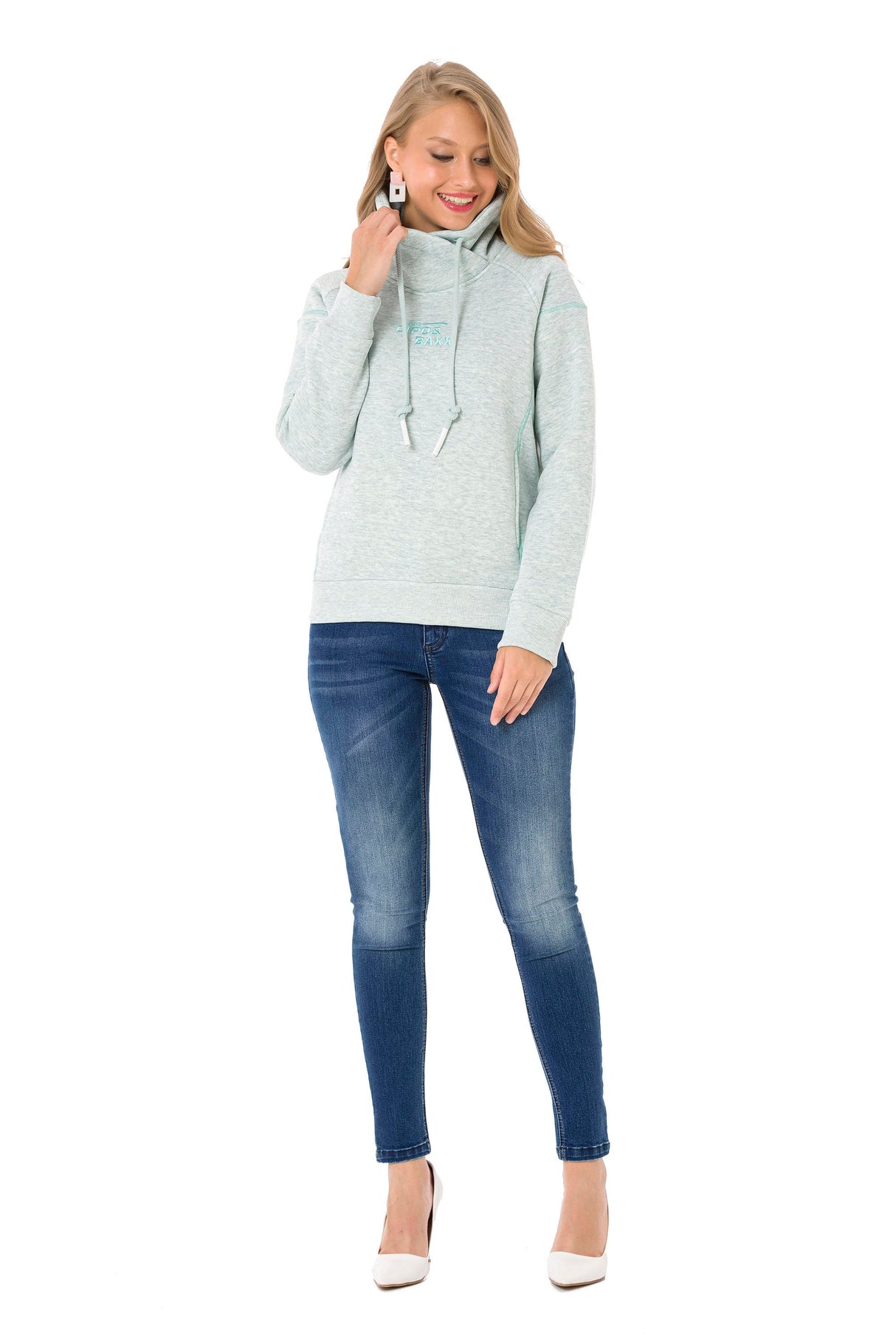 WL336 Women's hooded sweatshirt in a modern look