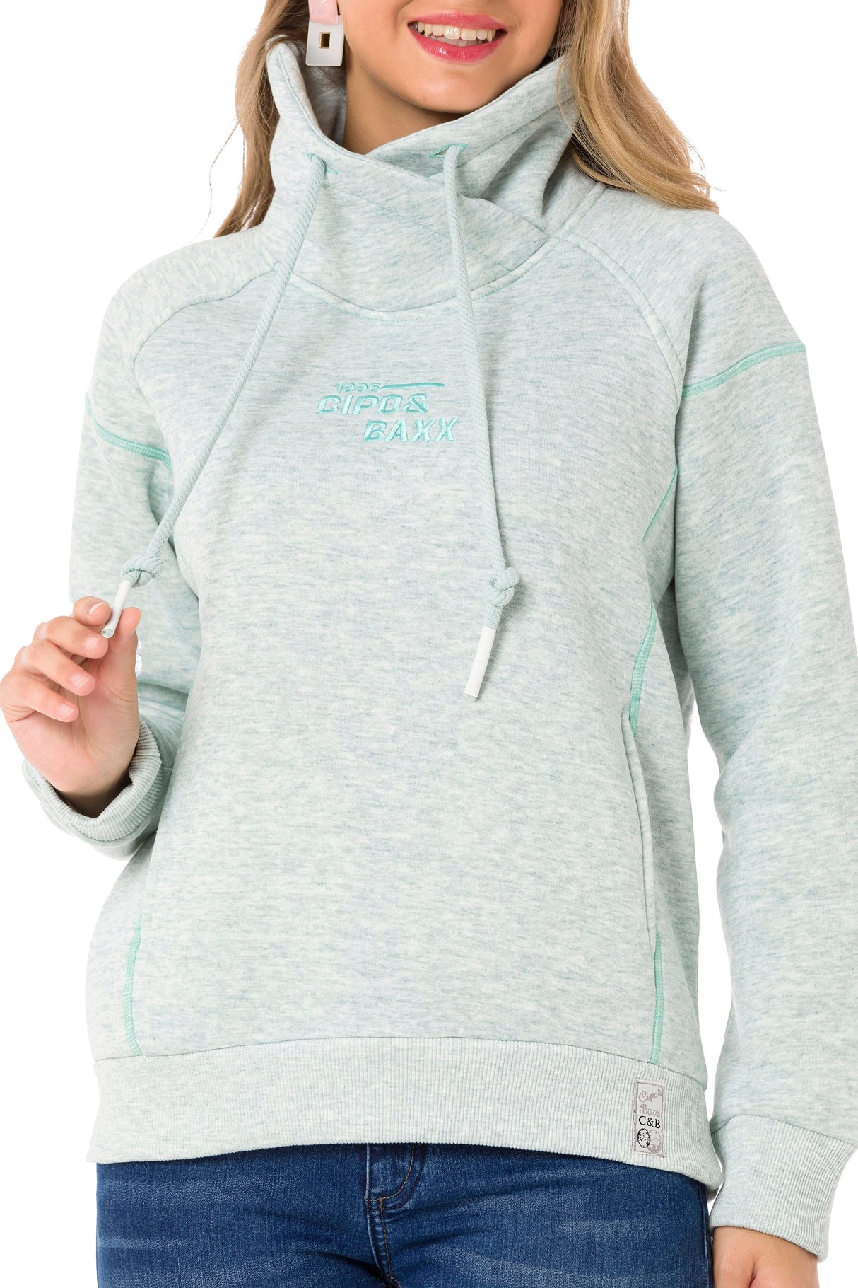 WL336 Women's hooded sweatshirt in a modern look