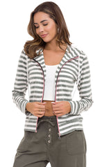 WL348 Women's sweat jacket in a sporty design