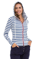 WL348 Women's sweat jacket in a sporty design