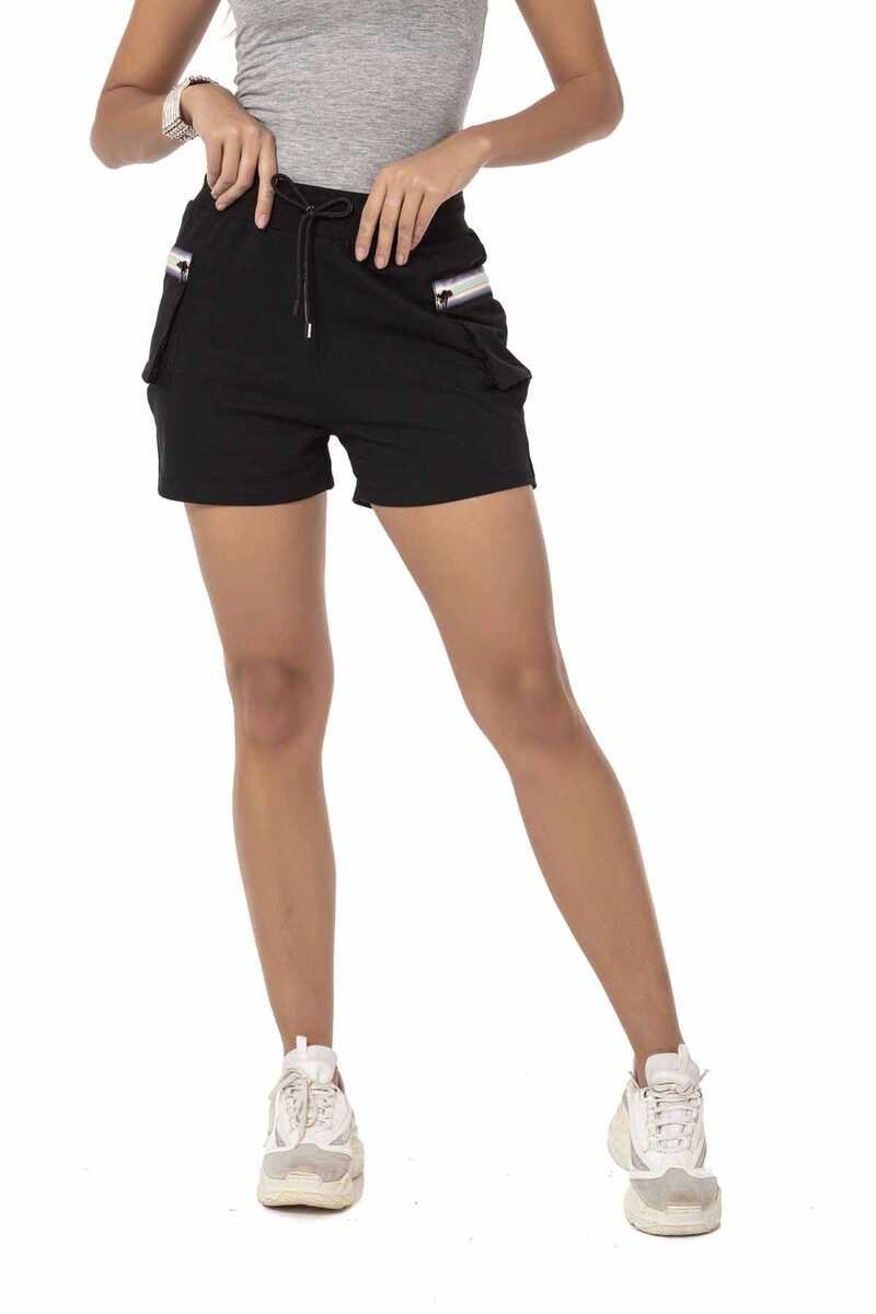 WLK177 BLACK WOMEN'S JOGGING SUIT