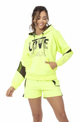 WLK177 BLACK WOMEN'S JOGGING SUIT