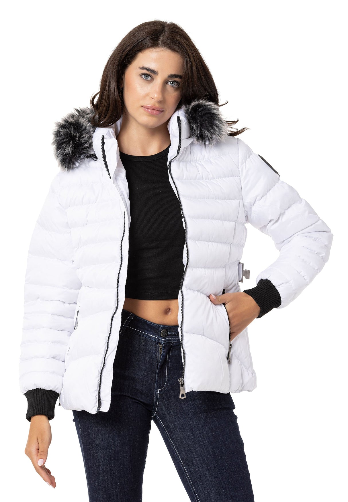WM132 Women's Winter Jacket with Hood