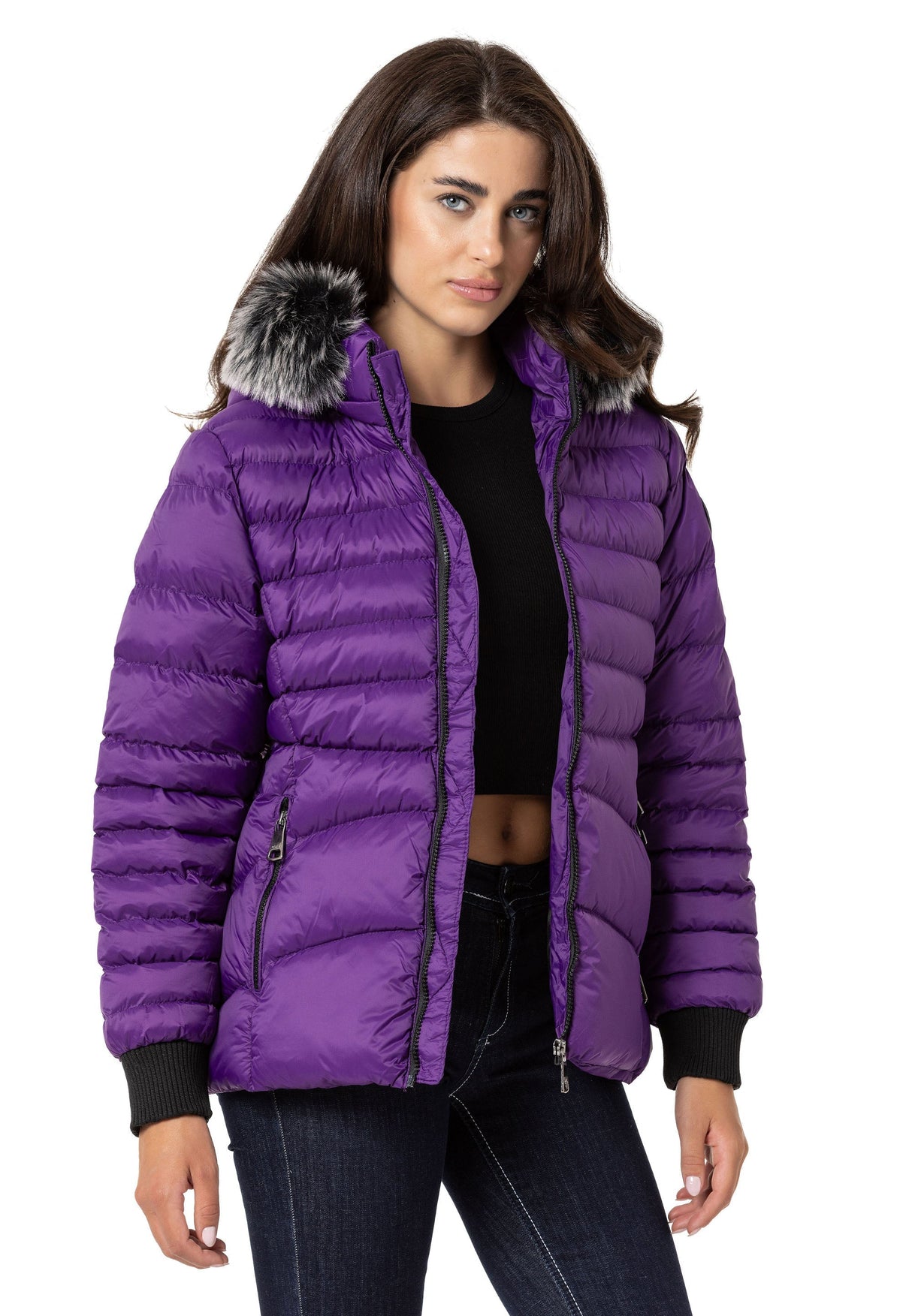 WM132 Women's Winter Jacket with Hood