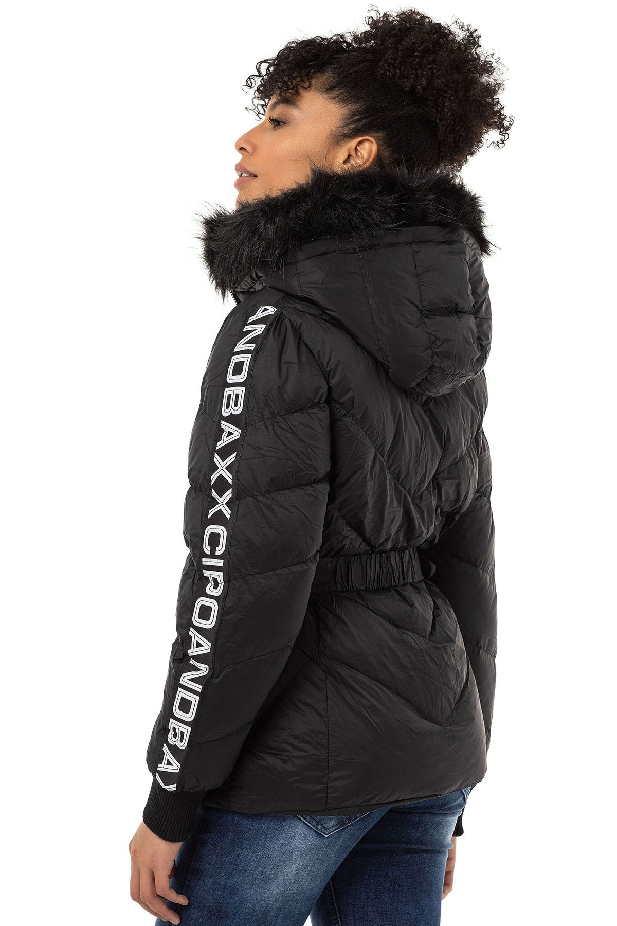 WM133 Women's Winter Jacket with Belt