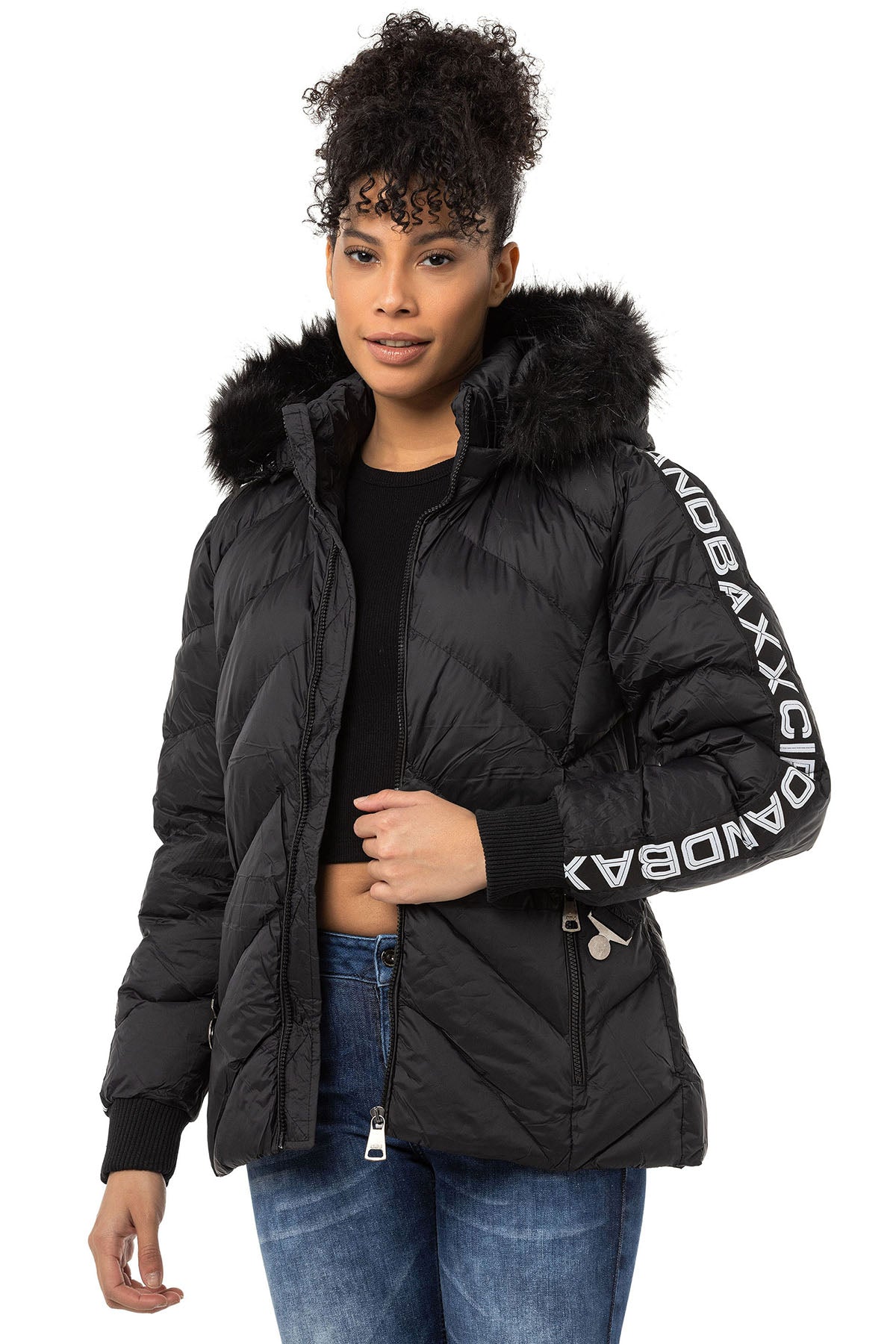 WM133 Women's Winter Jacket with Belt