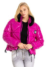 WM134 Women's Winter Jacket with Faux Fur Collar