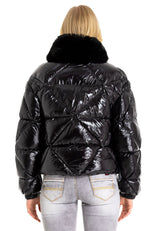 WM134 Women's Winter Jacket with Faux Fur Collar