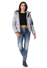 WM138 Women's Winter Jacket with Stand-Up Collar