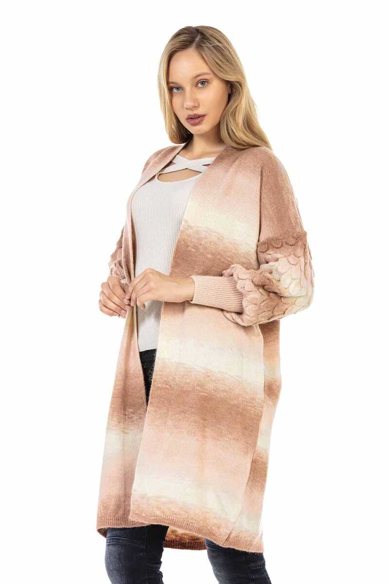 WP221 Women's cardigan with unusual sleeves