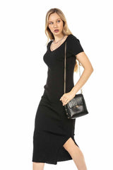 WP223 Women's Jersey Dress with Side Slit