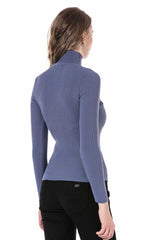 WP227 Women's roll-neck sweater in an elegant design