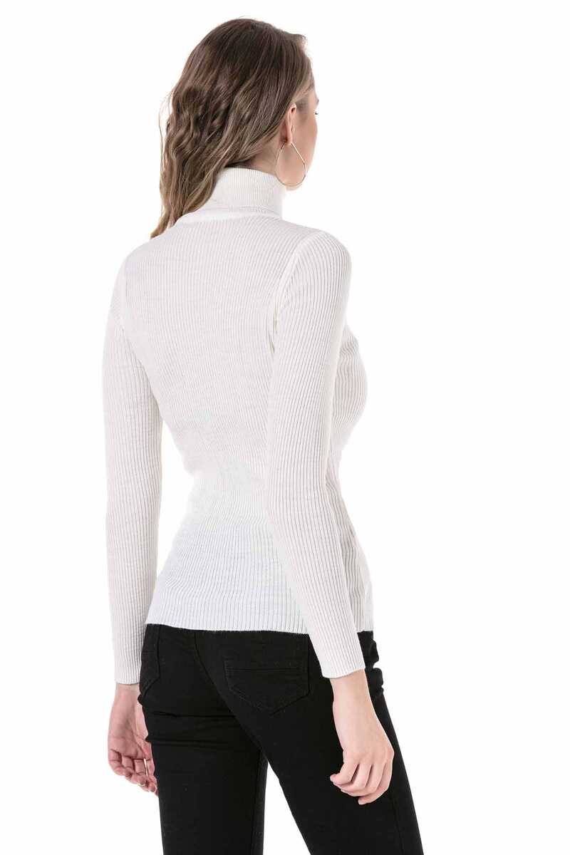 WP227 Women's roll-neck sweater in an elegant design