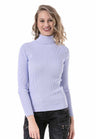 WP227 Women's roll-neck sweater in an elegant design