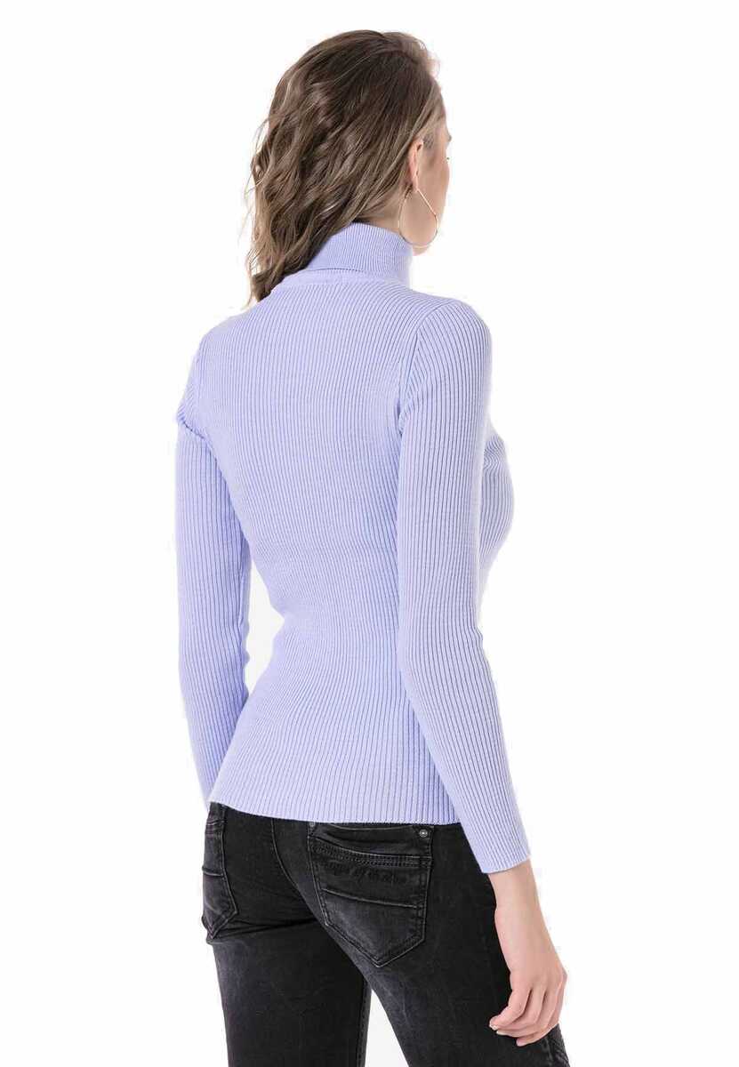 WP227 Women's roll-neck sweater in an elegant design
