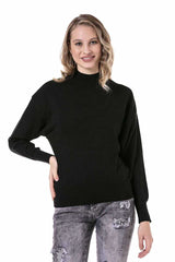 WP230 women's turtleneck sweater with high collar