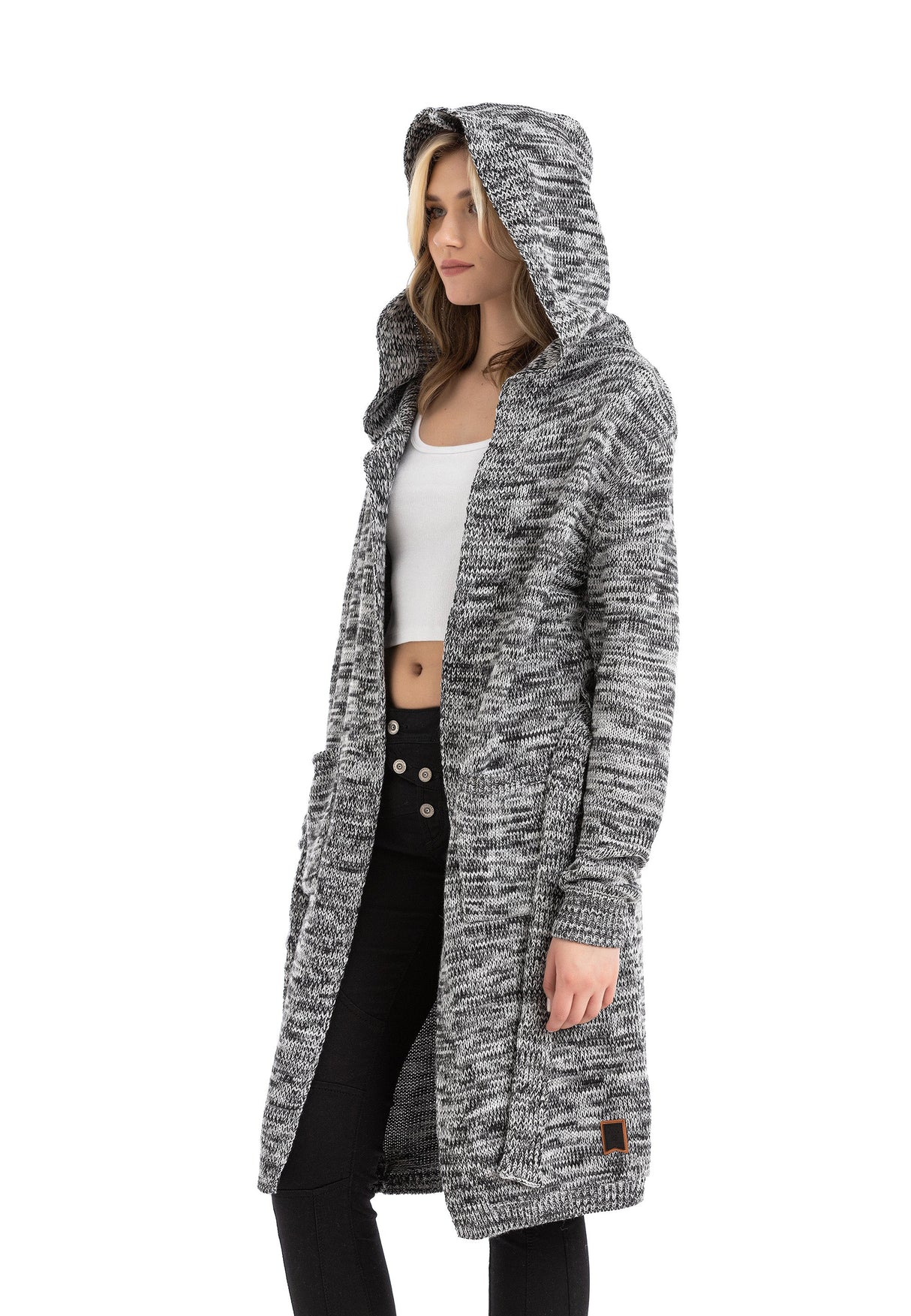 WP239 Women's Sweater Cardigan in a casual look