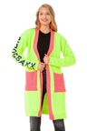 WP242 Women's Two-Tone Sweater Cardigan