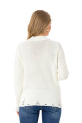 WP255 Women's knitted sweater in a modern look