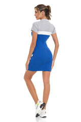 WP256 Women's striped knit dress