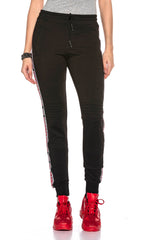 WR115 Women's sweatpants with stylish brand stripe