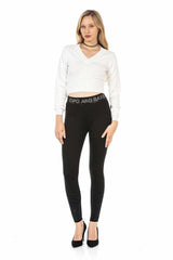 WR141 Women's leggings with a great glitter waistband