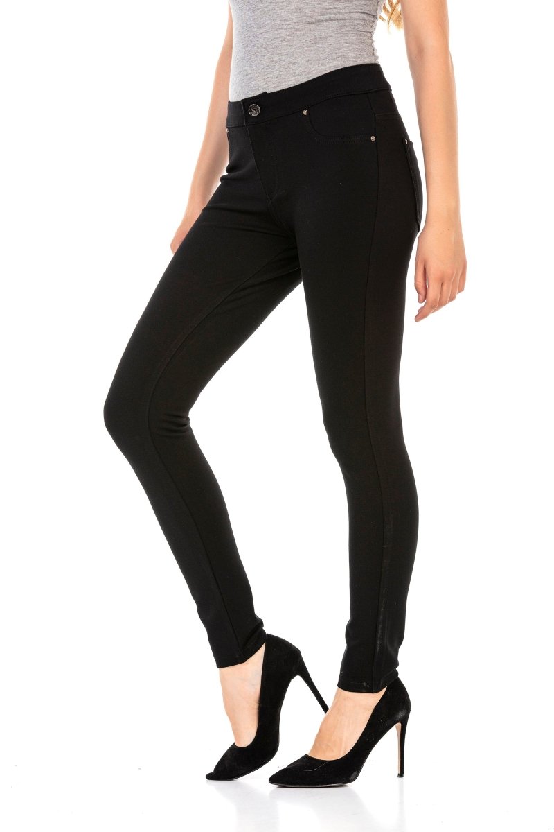 WR143 Women's fabric trousers in a fashionable cut