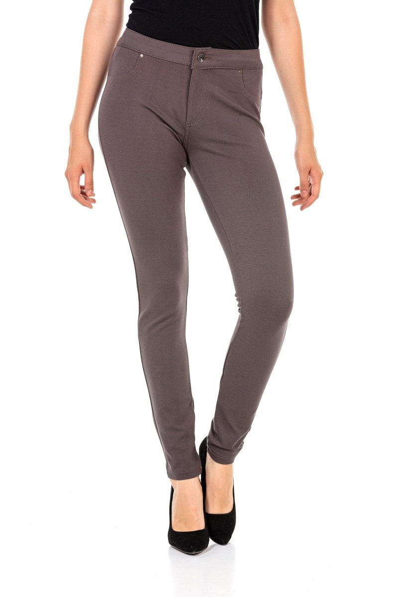 WR144 Women's fabric trousers in a fashionable cut