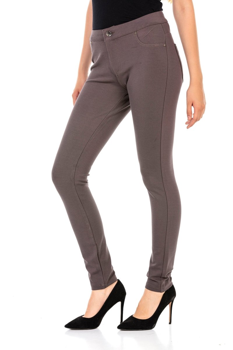 WR144 Women's fabric trousers in a fashionable cut