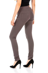 WR144 Women's fabric trousers in a fashionable cut
