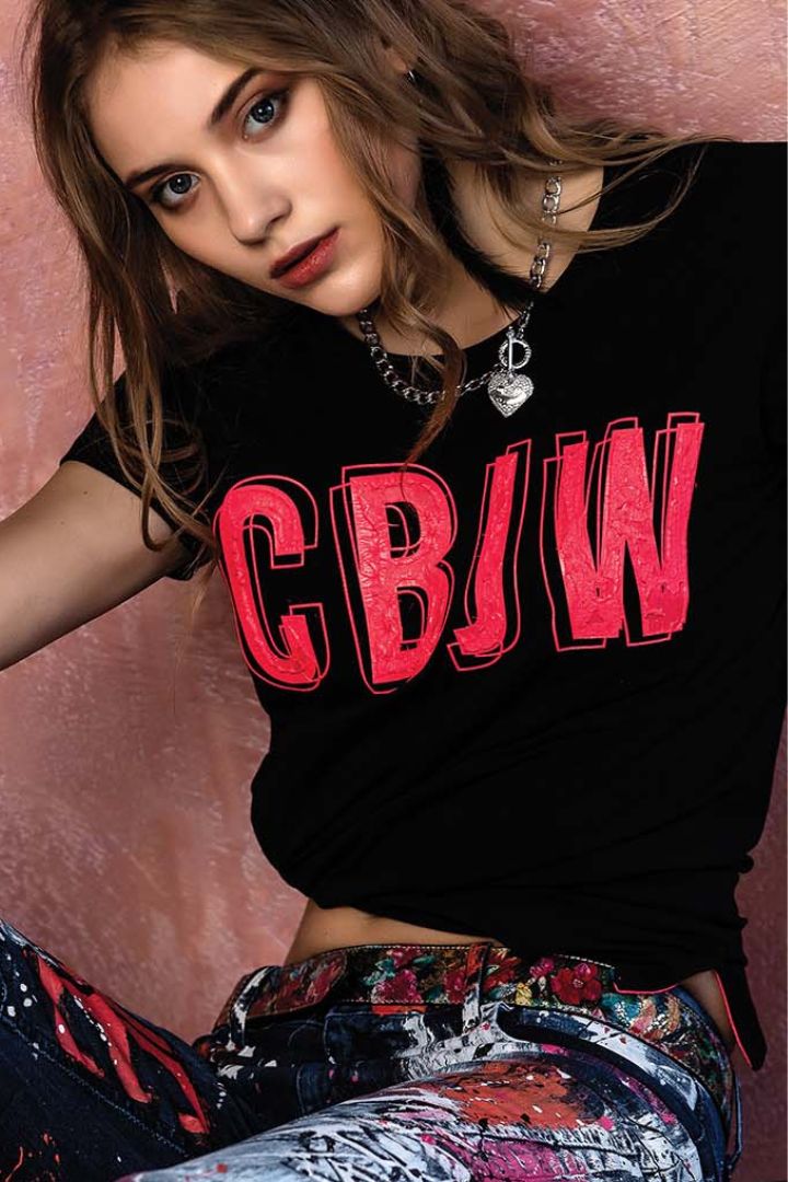 WT275 Women's T-shirt with logo print
