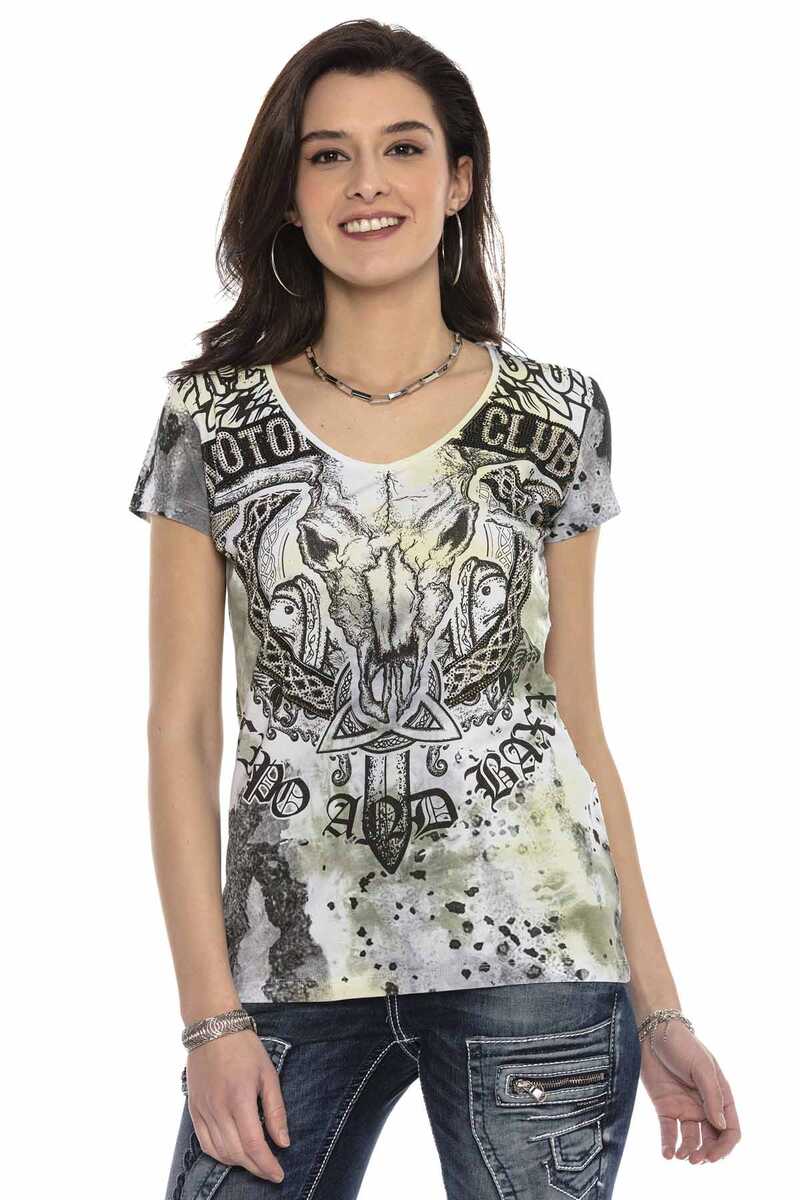 WT301 women's T-shirt with cool brand print