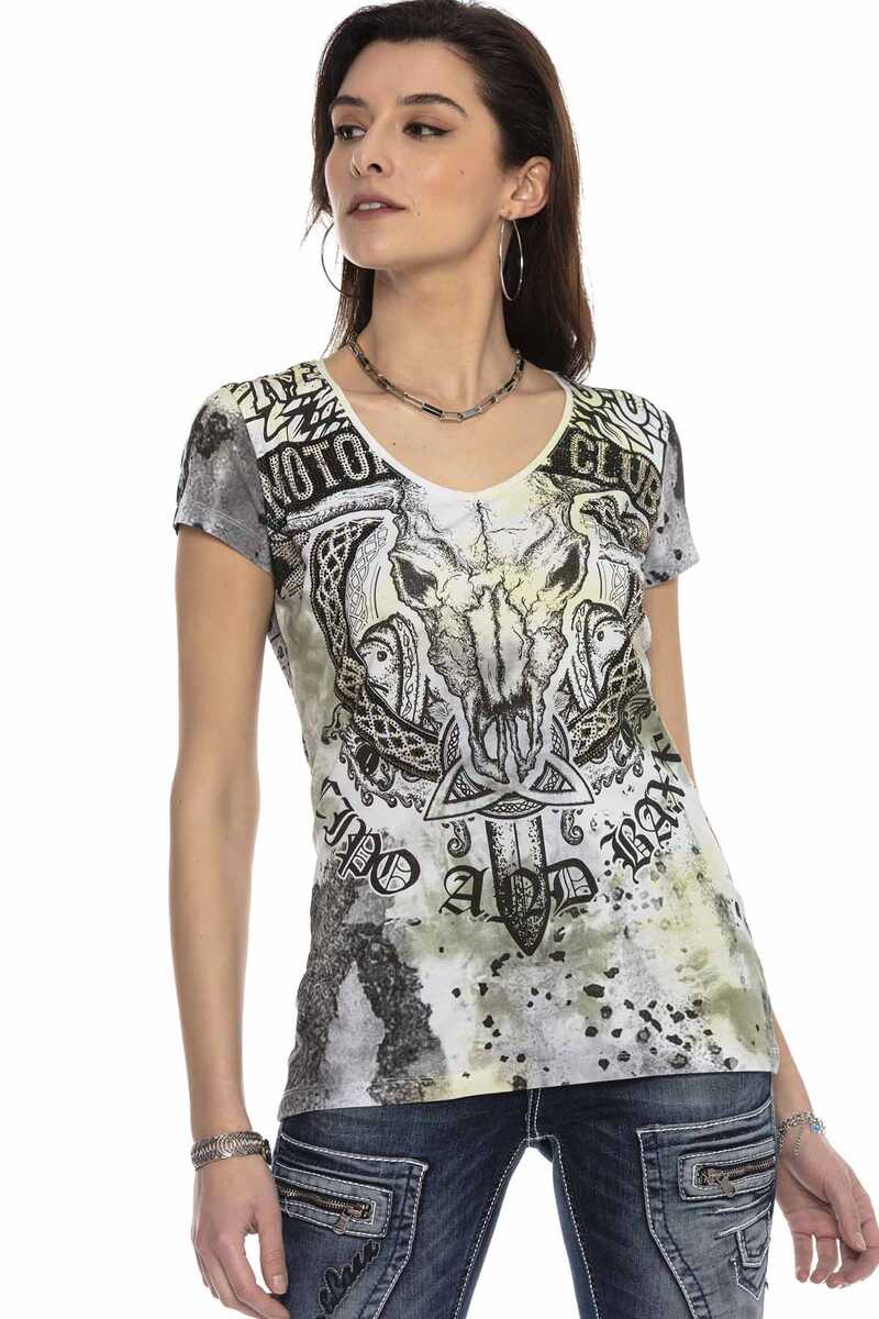 WT301 women's T-shirt with cool brand print