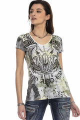WT301 women's T-shirt with cool brand print